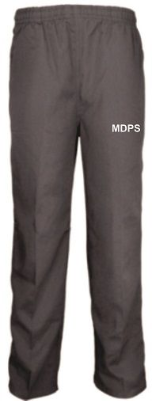 Everyday Long Pants with MDPS text in white (Grey)