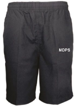 Everyday Shorts with MDPS text in white (Grey)