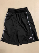 VPS Uniform Unisex Micromesh Shorts with elastic waist Black