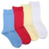 Girls  Cotton Socks (White) - 1 pair